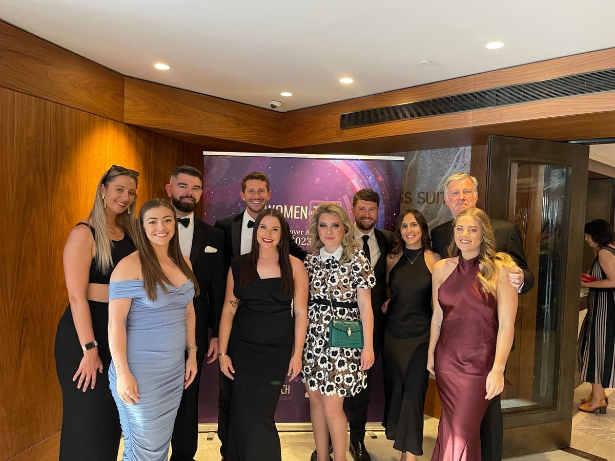 Client Server team at the Women in Tech Employer Awards